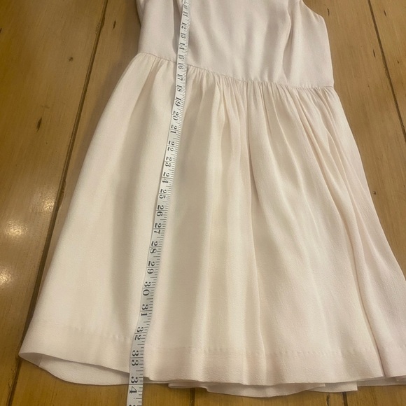 Kenzie Women’s Sleeveless Elegant Short Cream Dress Pearl Beads Accents size 4 - Picture 11 of 17